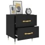 Mesita de noche madera de ingeniería negro 40x35x47,5 cm de , Mesitas de noche - Ref: Foro24-827262, Precio: 54,70 €, Descuen...