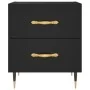 Mesita de noche madera de ingeniería negro 40x35x47,5 cm de , Mesitas de noche - Ref: Foro24-827262, Precio: 54,70 €, Descuen...