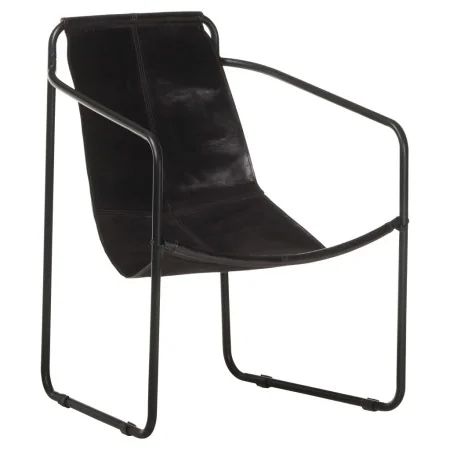 Sillón de relajación de cuero auténtico negro de , Sillones - Ref: Foro24-323727, Precio: 92,59 €, Descuento: %