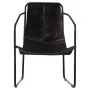 Sillón de relajación de cuero auténtico negro de , Sillones - Ref: Foro24-323727, Precio: 92,59 €, Descuento: %