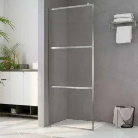 Accessible shower screen clear ESG glass 140x195 cm by , Shower walls and screens - Ref: Foro24-146639, Price: 172,74 €, Disc...
