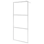 Accessible shower screen clear ESG glass 140x195 cm by , Shower walls and screens - Ref: Foro24-146639, Price: 172,74 €, Disc...