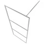 Barrierefreie Duschabtrennung aus klarem ESG-Glas 140x195 cm von , Duschwände und Duschwände - Ref: Foro24-146639, Preis: 172...