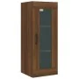 Wall-mounted hanging cabinet in brown oak 34.5x34x90 cm by , Sideboards - Ref: Foro24-817449, Price: 53,26 €, Discount: %