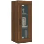 Armario de pared colgante roble marrón 34,5x34x90 cm de , Aparadores - Ref: Foro24-817449, Precio: 53,26 €, Descuento: %