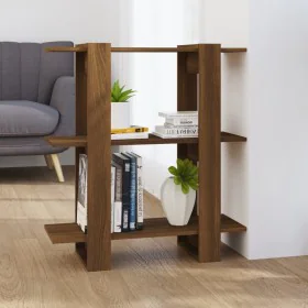 Estantería/divisor de espacios roble marrón 80x30x87 cm de , Librerías y estanterías - Ref: Foro24-813580, Precio: 48,28 €, D...