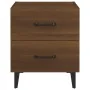 Mesita de noche color roble marrón 40x35x47,5 cm de , Mesitas de noche - Ref: Foro24-817295, Precio: 53,77 €, Descuento: %