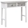 Mesa consola de madera gris 90x30x77 cm de , Mesas auxiliares - Ref: Foro24-284143, Precio: 135,39 €, Descuento: %