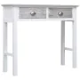 Mesa consola de madera gris 90x30x77 cm de , Mesas auxiliares - Ref: Foro24-284143, Precio: 135,39 €, Descuento: %