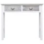 Mesa consola de madera gris 90x30x77 cm de , Mesas auxiliares - Ref: Foro24-284143, Precio: 135,39 €, Descuento: %
