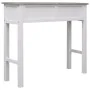 Mesa consola de madera gris 90x30x77 cm de , Mesas auxiliares - Ref: Foro24-284143, Precio: 135,39 €, Descuento: %