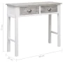 Gray wooden console table 90x30x77 cm by , Side tables - Ref: Foro24-284143, Price: 135,39 €, Discount: %