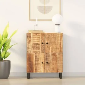 Aparador con 4 puertas madera maciza de mango 60x33x75 cm de , Aparadores - Ref: Foro24-352917, Precio: 149,14 €, Descuento: %