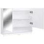 Armario de baño con espejo MDF blanco 80x15x60 cm de vidaXL, Tocadores de baño - Ref: Foro24-323604, Precio: 135,33 €, Descue...