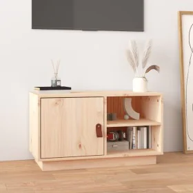 Massives TV-Möbel aus Kiefernholz 70x34x40 cm von , TV-Möbel - Ref: Foro24-818235, Preis: 60,73 €, Rabatt: %
