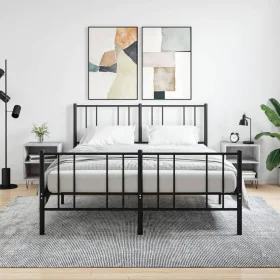 Mesitas de noche 2 uds madera gris hormigón 40x30x50 cm de , Mesitas de noche - Ref: Foro24-826789, Precio: 51,74 €, Descuent...