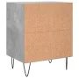 Bedside tables 2 units gray wood concrete 40x30x50 cm by , Nightstands - Ref: Foro24-826789, Price: 51,74 €, Discount: %