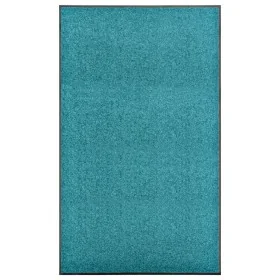 Felpudo lavable azul cian 90x150 cm de , Felpudos - Ref: Foro24-323461, Precio: 69,45 €, Descuento: %