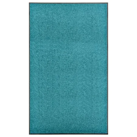 Felpudo lavable azul cian 90x150 cm de , Felpudos - Ref: Foro24-323461, Precio: 69,45 €, Descuento: %