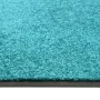 Felpudo lavable azul cian 90x150 cm de , Felpudos - Ref: Foro24-323461, Precio: 69,45 €, Descuento: %