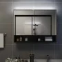Bathroom cabinet with black mirror 80x15x60 cm by vidaXL, bathroom vanities - Ref: Foro24-323605, Price: 113,66 €, Discount: %
