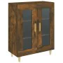 Rauchiger Eichenfurnier-Holzschrank 69,5x34x90 cm von , Sideboards - Ref: Foro24-817333, Preis: 78,37 €, Rabatt: %