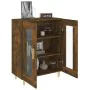 Rauchiger Eichenfurnier-Holzschrank 69,5x34x90 cm von , Sideboards - Ref: Foro24-817333, Preis: 78,37 €, Rabatt: %