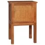 Mesita de noche de madera maciza de teca 40x35x60 cm de , Mesitas de noche - Ref: Foro24-289061, Precio: 96,95 €, Descuento: %