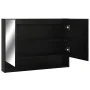 Bathroom cabinet with black mirror 80x15x60 cm by vidaXL, bathroom vanities - Ref: Foro24-323605, Price: 113,66 €, Discount: %