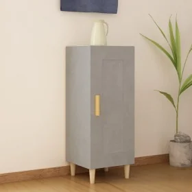 Aparador de madera contrachapada gris hormigón 34,5x34x90 cm de , Aparadores - Ref: Foro24-812415, Precio: 56,31 €, Descuento: %