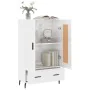 High gloss white engineered wood sideboard 69.5x31x115 cm by , Sideboards - Ref: Foro24-830342, Price: 95,40 €, Discount: %