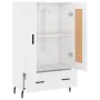 High gloss white engineered wood sideboard 69.5x31x115 cm by , Sideboards - Ref: Foro24-830342, Price: 95,40 €, Discount: %