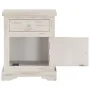 Mesita de noche de madera maciza de mango blanca 40x30x50 cm de , Mesitas de noche - Ref: Foro24-247713, Precio: 120,85 €, De...