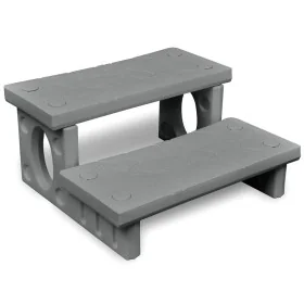 Escalones para bañera de hiromasaje gris de , Accesorios para piscinas y spa - Ref: Foro24-90881, Precio: 127,16 €, Descuento: %