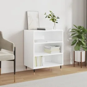 Aparador madera de ingeniería blanco brillante 57x35x70 cm de , Aparadores - Ref: Foro24-827126, Precio: 56,18 €, Descuento: %