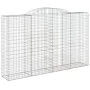 Gabion baskets 10 units, arched shape, iron, 300x50x180/200cm by , Pots and planters - Ref: Foro24-3146781, Price: 1,00 €, Di...