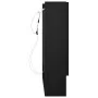 Armario de baño con espejo negro 80x15x60 cm de vidaXL, Tocadores de baño - Ref: Foro24-323605, Precio: 113,66 €, Descuento: %