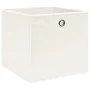 Cajas de almacenaje 4 uds tela blanco 32x32x32 cm de , Cestas para almacenaje - Ref: Foro24-288349, Precio: 24,90 €, Descuent...