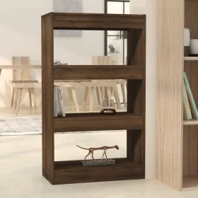 Estantería/divisor madera ingeniería marrón roble 60x30x103 cm de , Librerías y estanterías - Ref: Foro24-813604, Precio: 56,...