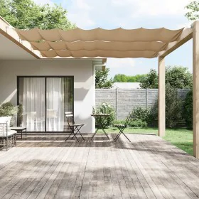 Toldo vertical tela oxford gris taupé 100x360 cm de , Sombrillas - Ref: Foro24-148403, Precio: 29,31 €, Descuento: %