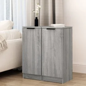 Aparadores 2 uds madera contrachapada gris Sonoma 30x30x70 cm de , Aparadores - Ref: Foro24-817009, Precio: 70,30 €, Descuent...