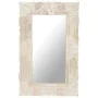 Espejo de madera maciza de mango blanco 80x50 cm de , Espejos - Ref: Foro24-321633, Precio: 111,40 €, Descuento: %