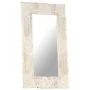 Espejo de madera maciza de mango blanco 80x50 cm de , Espejos - Ref: Foro24-321633, Precio: 111,40 €, Descuento: %