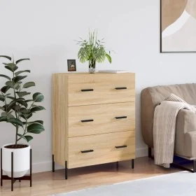 Aparador de madera de ingeniería roble Sonoma 69,5x34x90 cm de , Aparadores - Ref: Foro24-827863, Precio: 115,45 €, Descuento: %
