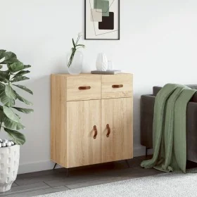 Aparador de madera de ingeniería roble Sonoma 69,5x34x90 cm de , Aparadores - Ref: Foro24-827951, Precio: 82,04 €, Descuento: %