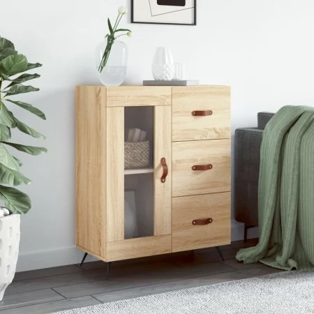 Ingenieurholz-Sideboard Eiche Sonoma 69,5x34x90 cm von , Sideboards - Ref: Foro24-828015, Preis: 68,75 €, Rabatt: %