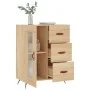 Ingenieurholz-Sideboard Eiche Sonoma 69,5x34x90 cm von , Sideboards - Ref: Foro24-828015, Preis: 68,75 €, Rabatt: %