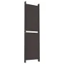 Biombo divisor de 6 paneles de tela marrón 300x180 cm de , Divisores de ambientes - Ref: Foro24-350223, Precio: 63,33 €, Desc...