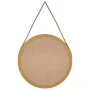 Espejo de pared con correa dorado Ø45 cm de , Espejos - Ref: Foro24-351537, Precio: 31,47 €, Descuento: %