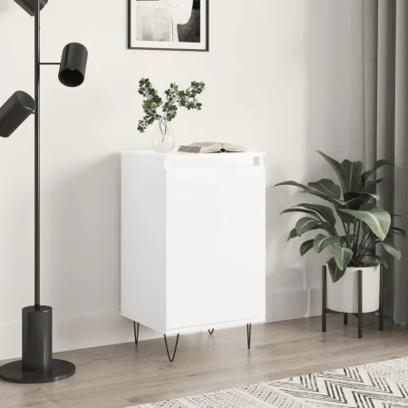 Engineered wood glossy white sideboard 40x35x70 cm by , Sideboards - Ref: Foro24-831056, Price: 55,72 €, Discount: %